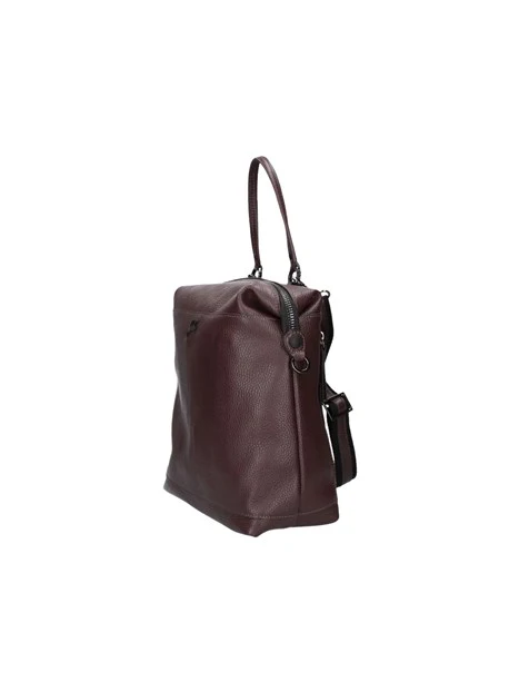 ZAINO IN PELLE MARTELLATA DONNA MARRONE