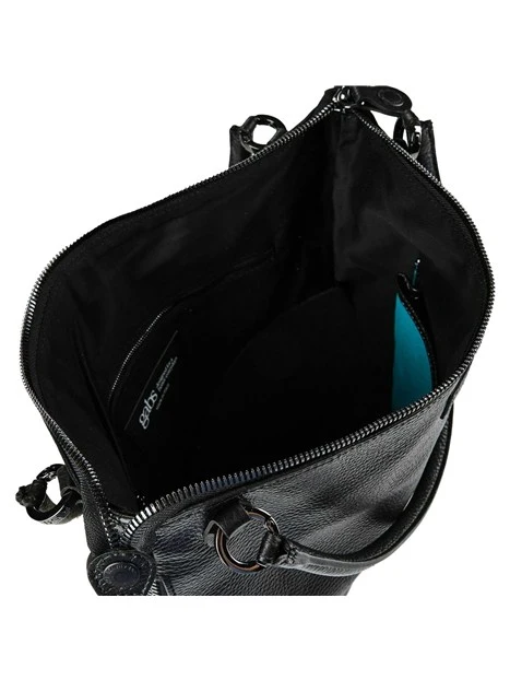 BORSA SHOPPING GRANDE IN PELLE MARTELLATA DONNA NERO