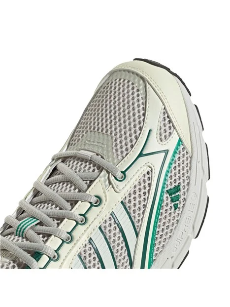SNEAKERS BASSE RETRO RUNNING CON SUOLA MAXI E DETTAGLI METALLIZZATI UNISEX VERDE