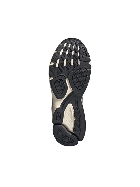 SNEAKERS BASSE RETRO RUNNING CON SUOLA MAXI E DETTAGLI METALLIZZATI UNISEX TORTORA