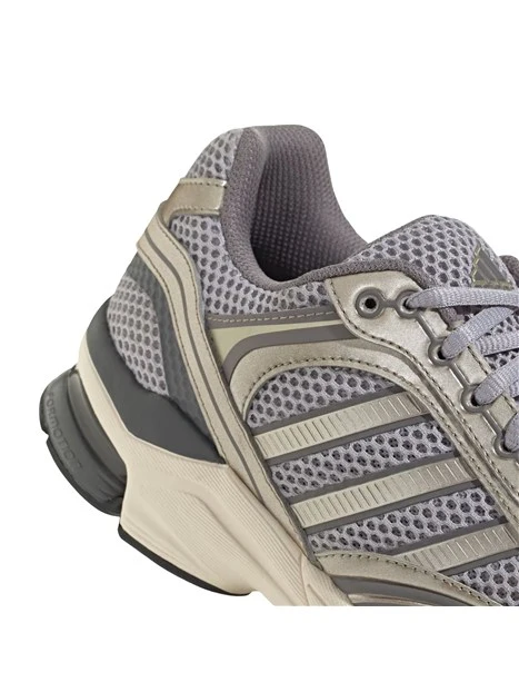 SNEAKERS BASSE RETRO RUNNING CON SUOLA MAXI E DETTAGLI METALLIZZATI UNISEX TORTORA