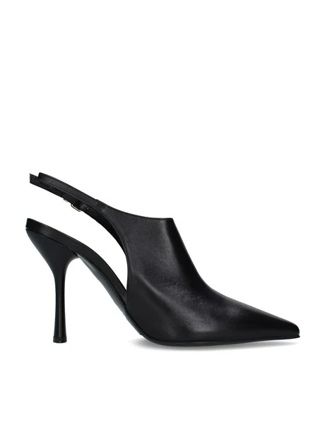 SLINGBACK TACCO ALTO 4364 DONNA NERO