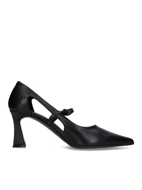 DÉCOLLETÉ MARY JANE TACCO ALTO DONNA NERO