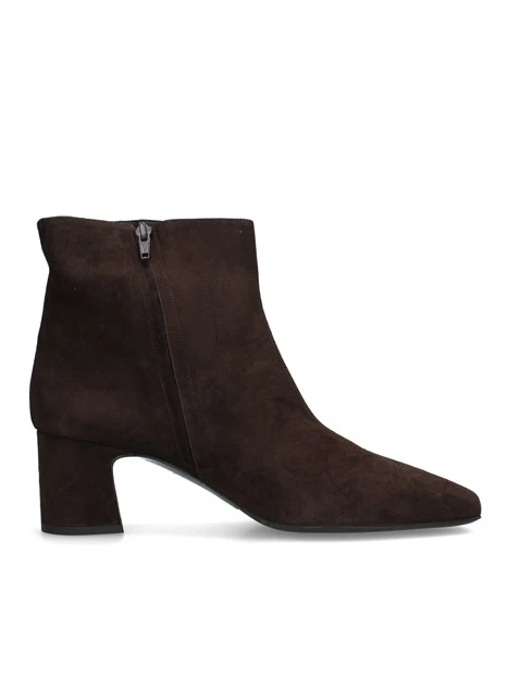 STIVALETTI TACCO BASSO 4341 DONNA MARRONE
