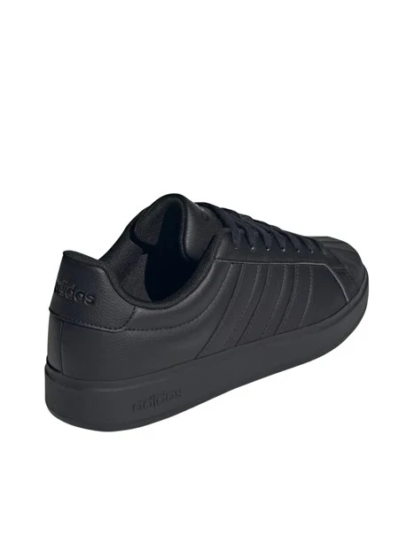 SNEAKERS BASSE CON PUNTA A CONCHIGLIA NERO