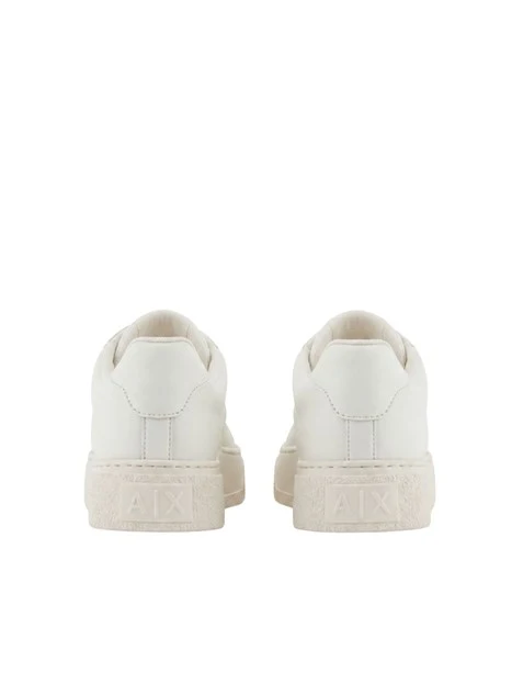 SNEAKERS BASSE IN PELLE UOMO BIANCHE