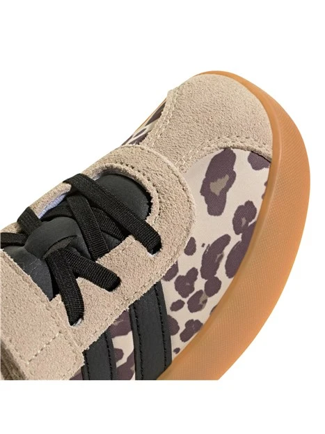 SNEAKERS BASSE CON STRAPPO PUNTA A T BAMBINA BEIGE