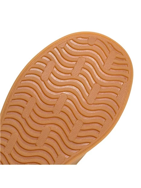 SNEAKERS BASSE CON STRAPPO PUNTA A T BAMBINA BEIGE