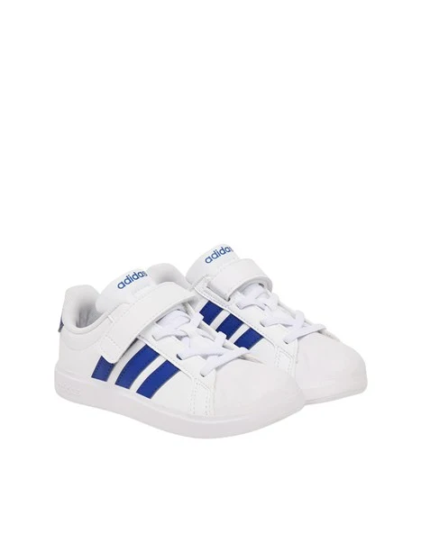 SNEAKERS BASSE CON STRAPPO BAMBINO BIANCO