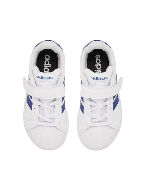 SNEAKERS BASSE CON STRAPPO BAMBINO BIANCO