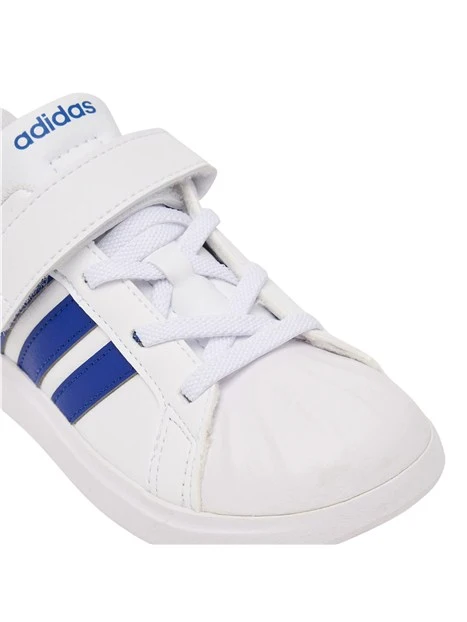 SNEAKERS BASSE CON STRAPPO BAMBINO BIANCO