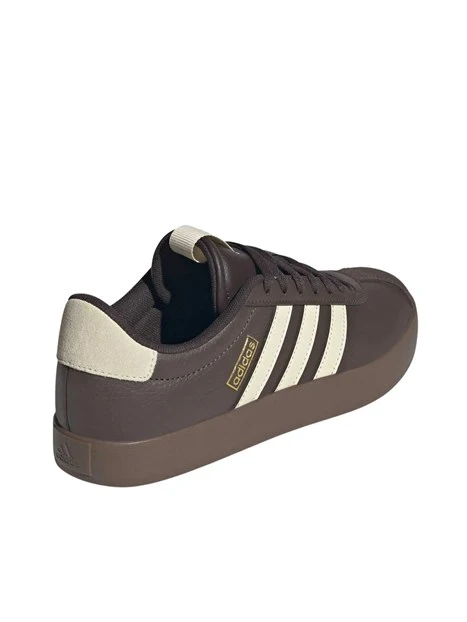 SNEAKERS BASSE CON LOGO DORATO DONNA MARRONE