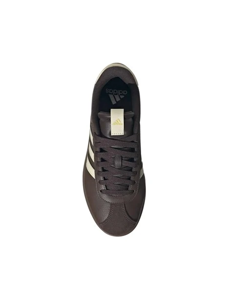 SNEAKERS BASSE CON LOGO DORATO DONNA MARRONE