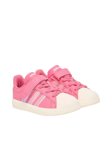 SNEAKERS BASSE PUNTA A CONCHIGLIA BAMBINA ROSA