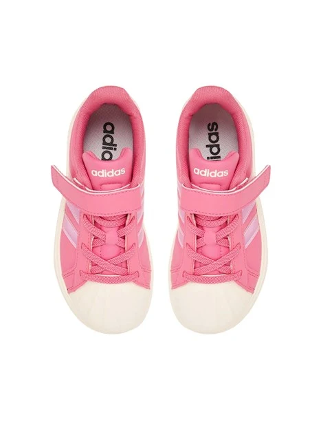 SNEAKERS BASSE PUNTA A CONCHIGLIA BAMBINA ROSA