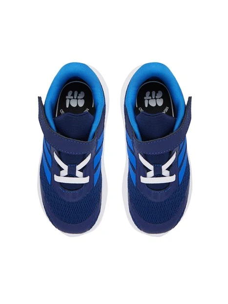 SNEAKERS BASSE CON STRAPPO BAMBINO BLU