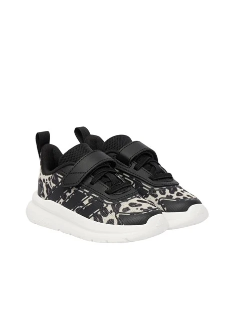 SNEAKERS BASSE MACULATE CON STRAPPO BAMBINA BEIGE