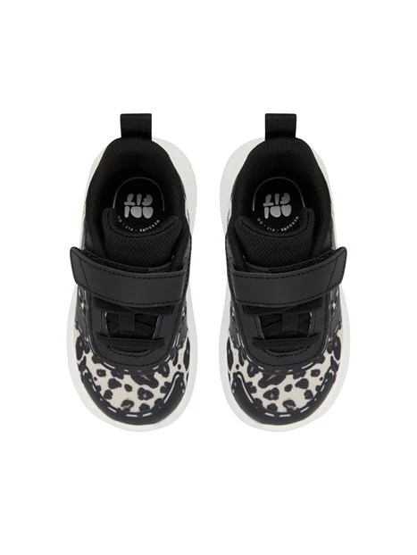 SNEAKERS BASSE MACULATE CON STRAPPO BAMBINA BEIGE