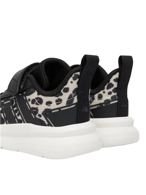 SNEAKERS BASSE MACULATE CON STRAPPO BAMBINA BEIGE