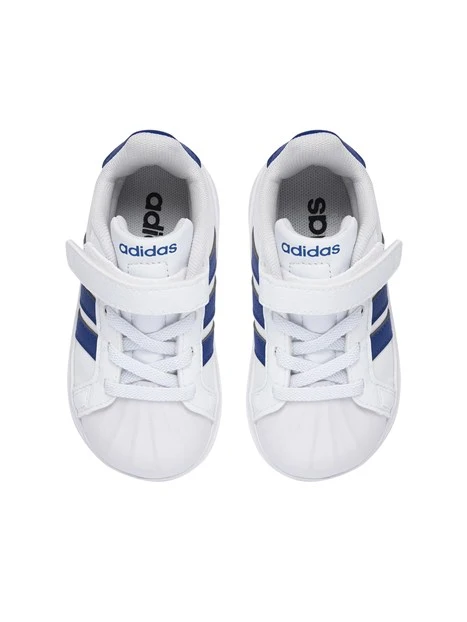 SNEAKERS BASSE CON LACCI ELASTICI BAMBINO BIANCO