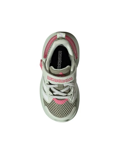 SNEAKERS BASSE CON LUCI LED UNISEX BAMBINO VERDE