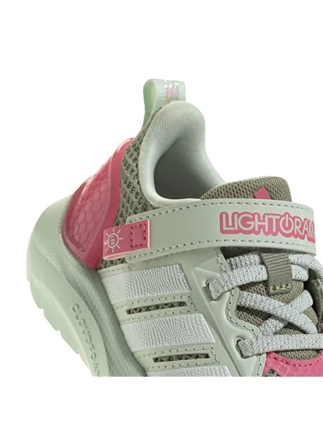 SNEAKERS BASSE CON LUCI LED UNISEX BAMBINO VERDE