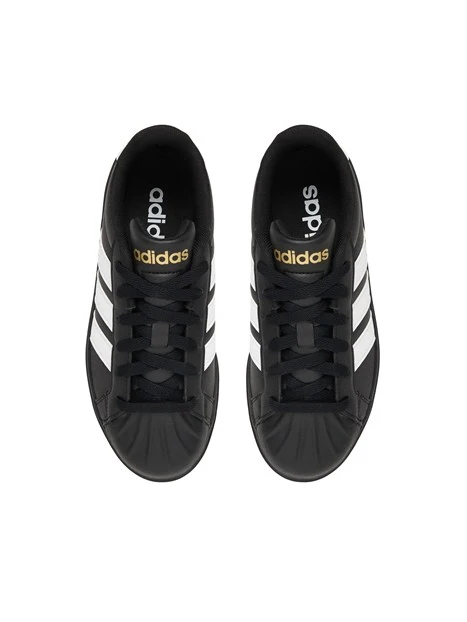 SNEAKERS BASSE STILE SUPERSTAR UNISEX BAMBINO NERO