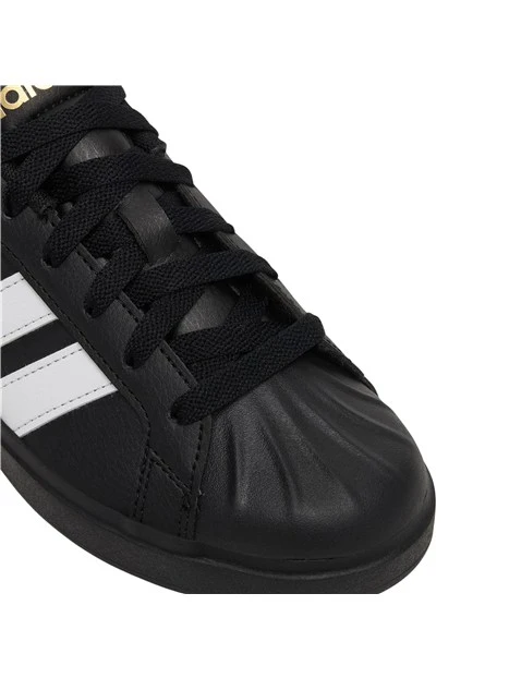 SNEAKERS BASSE STILE SUPERSTAR UNISEX BAMBINO NERO