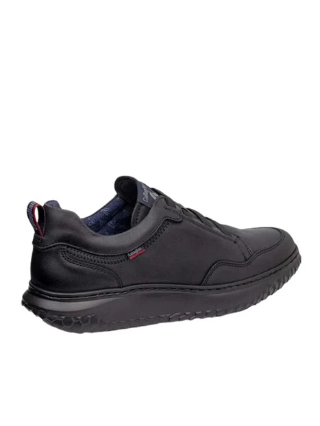 SNEAKERS BASSE COMFORT IN PELLE NATURALE CON SUOLA XL EXTRALIGHT UOMO NERO