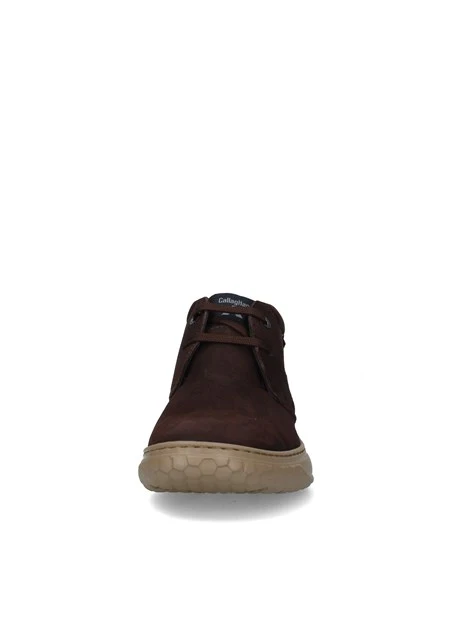 STRINGATE POLACCHINE COMFORT IN CAMOSCIO UOMO MARRONE