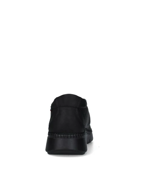 STRINGATE POLACCHINE COMFORT IN PELLE UOMO NERO