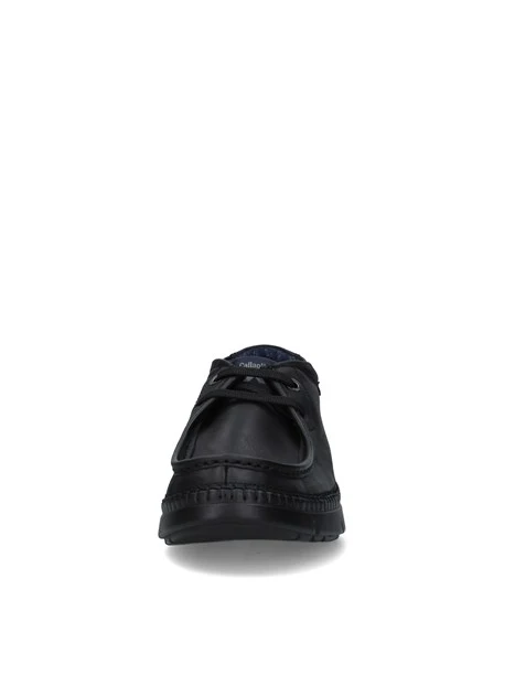 STRINGATE POLACCHINE COMFORT IN PELLE UOMO NERO