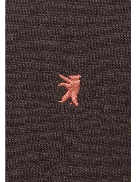 MAGLIA GIROCOLLO RASATA UOMO MARRONE
