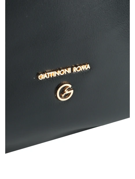 BORSA SHOPPING REVERSIBILE CON POCHETTE E DOPPI MANICI DONNA NERO