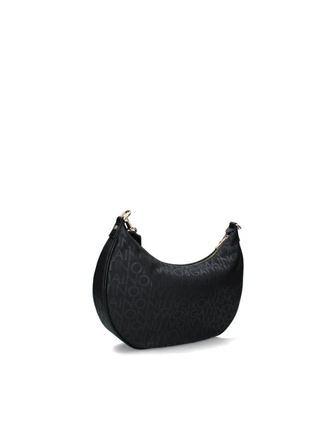 BORSA A SPALLA IN ECOPELLE FANTASIA ALL OVER DONNA NERO