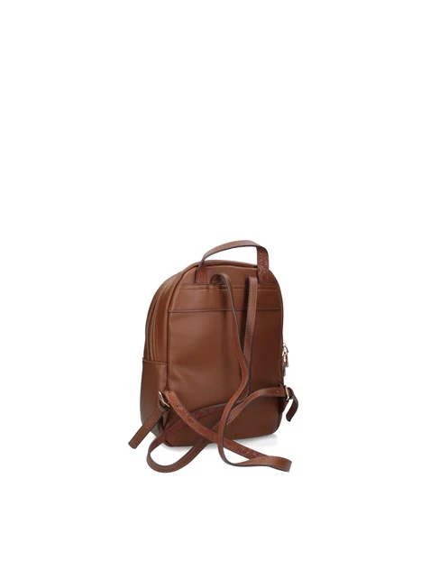 ZAINO COMPATTO IN ECOPELLE DONNA MARRONE
