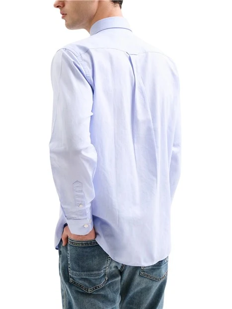 CAMICIA ELEGANTE OXFORD UOMO BLU