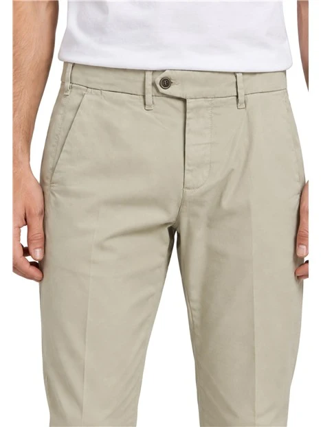PANTALONI CHINO SLIM FIT UOMO BEIGE