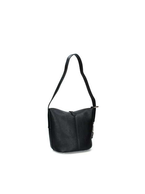 BORSA A SPALLA A SECCHIELLO DONNA NERO