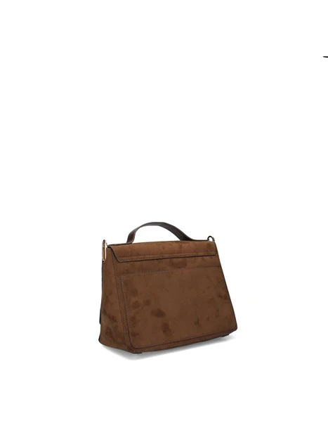 BORSA A MANO IN ECOSUEDE DONNA MARRONE
