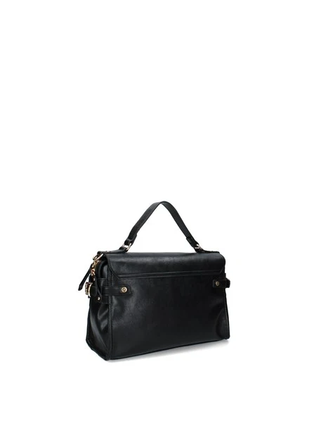 BORSA A MANO CON PATTA FRONTALE DONNA NERO