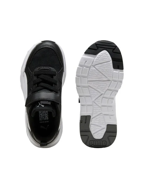 SNEAKERS BASSE CON STRAPPO BAMBINO NERO