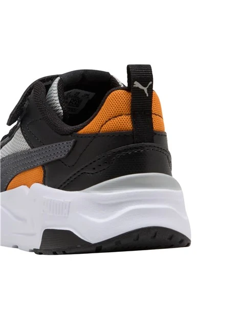 SNEAKERS BASSE CON STRAPPO BAMBINO GRIGIO