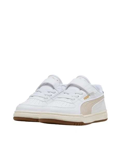 SNEAKERS BASSE CON STRAPPO UNISEX BAMBINO BIANCO