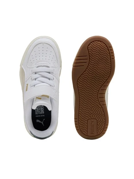 SNEAKERS BASSE CON STRAPPO UNISEX BAMBINO BIANCO