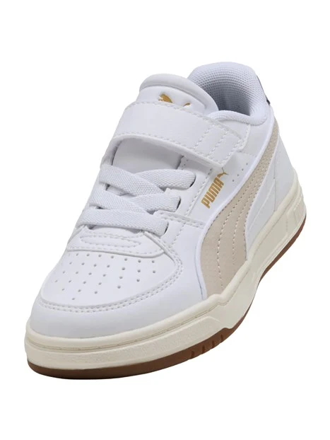SNEAKERS BASSE CON STRAPPO UNISEX BAMBINO BIANCO