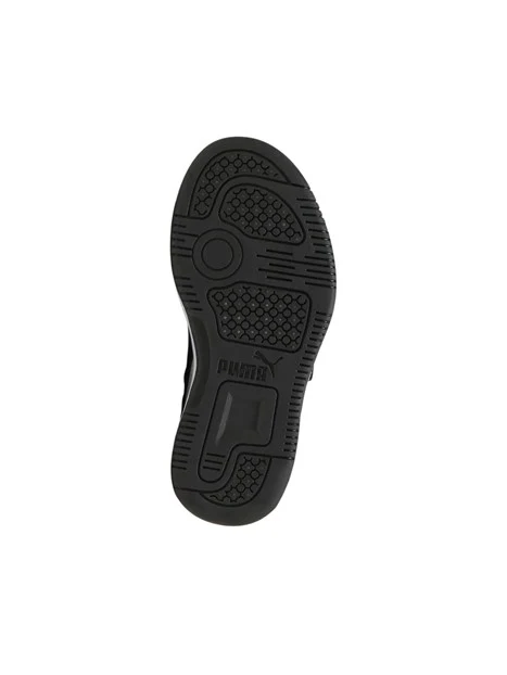 SNEAKERS BASSE CON STRAPPO E LACCI BAMBINO NERO
