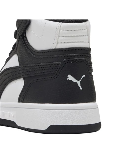 SNEAKERS ALTE CON STRAPPO E LACCI BAMBINO NERO