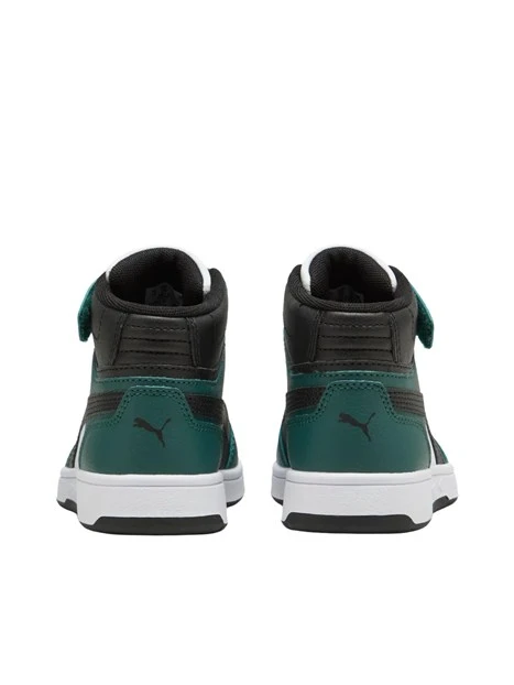 SNEAKERS ALTE CON STRAPPO E LACCI BAMBINO VERDE