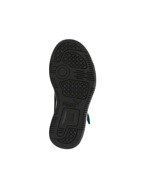 SNEAKERS ALTE CON STRAPPO E LACCI BAMBINO VERDE